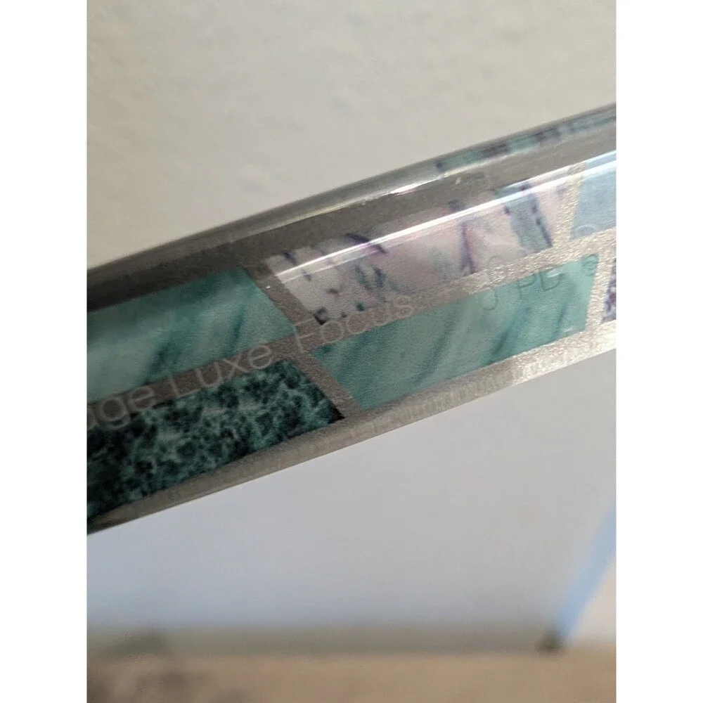 Peepers Enter Stage Left Clear Blue Pattern Eyeglass Frames